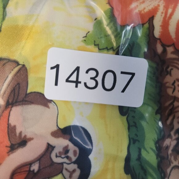 Vintage Hawaiian Fish Tropical Palm Trees AOP Button Down Shirt Men's Medium - Picture 8 of 8